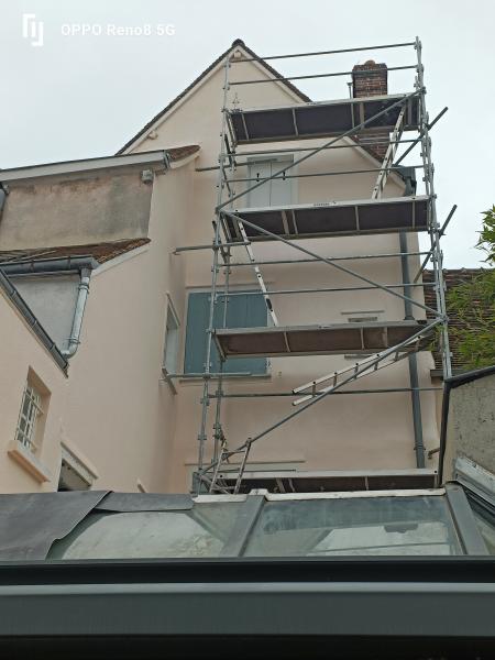 Ravalement de façade au BOULLAY MIVOYE | FAURE CHRISTOPHE