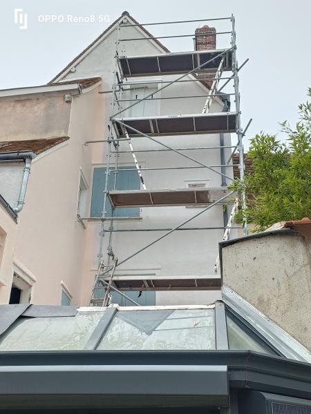 Ravalement de façade au BOULLAY MIVOYE